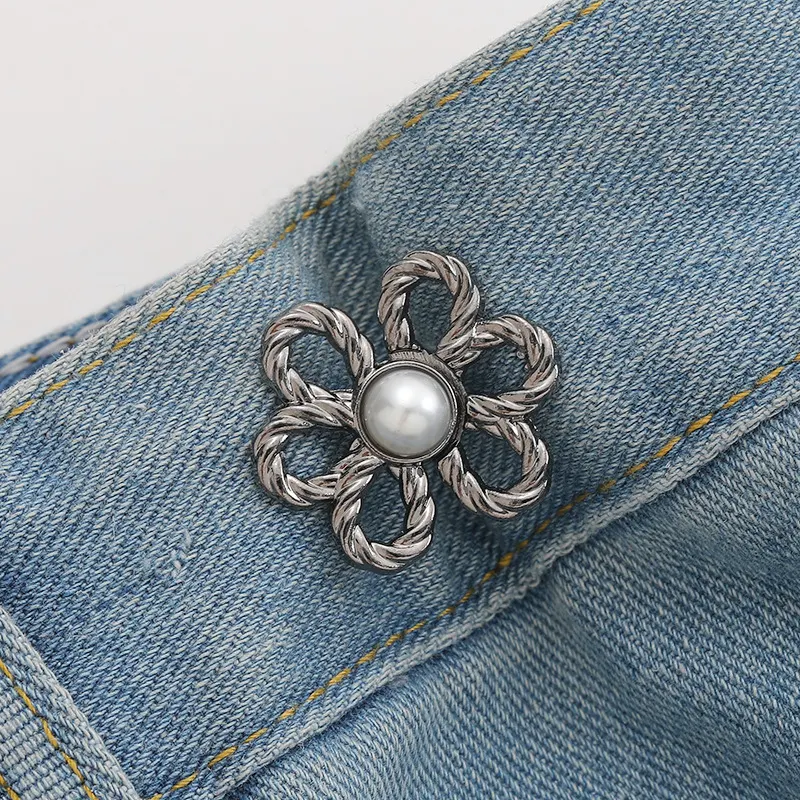 大人氣金屬飾品 花瓣收腰扣 時尚多種造型 簡單安裝免縫顯瘦