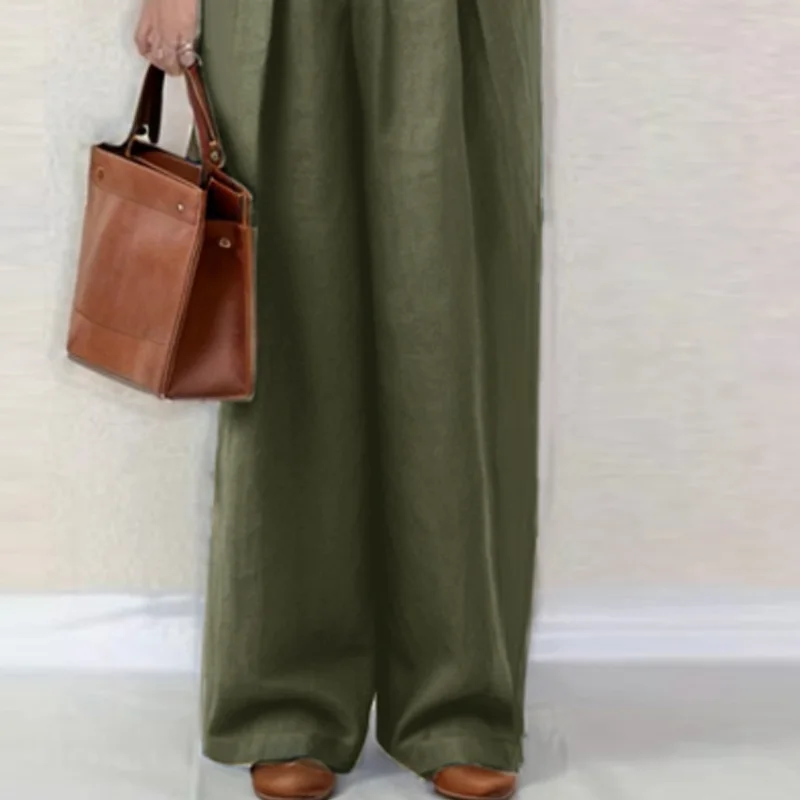 實現一件穿搭理想 無袖可調節背帶褲 夏日搭配女拼接紐扣 吊帶褲背心褲休閒褲