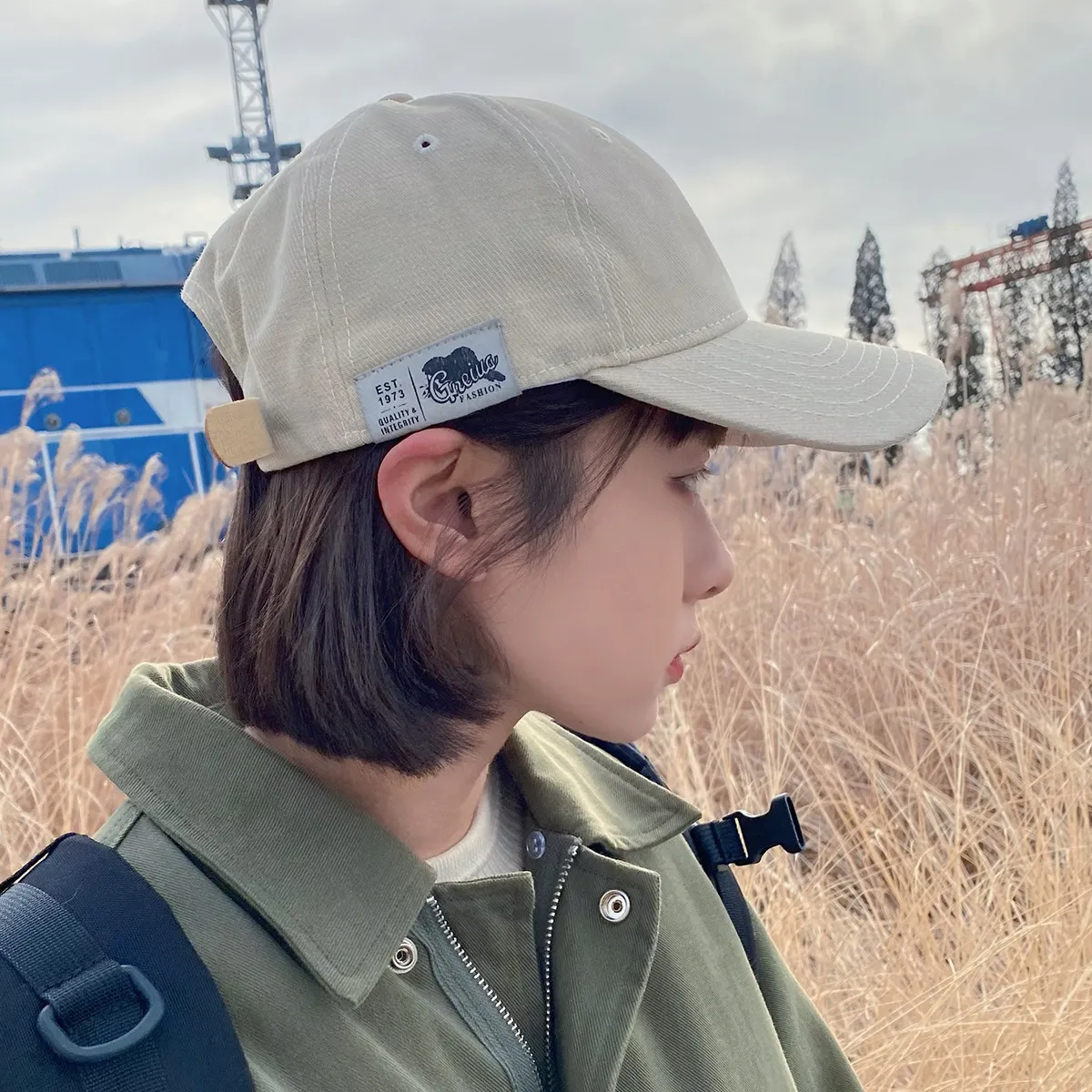 完美提升時尚度 新款字母棒球帽 ootd穿搭配飾 防紫外線顯臉小棒球帽鴨舌帽 自由調節