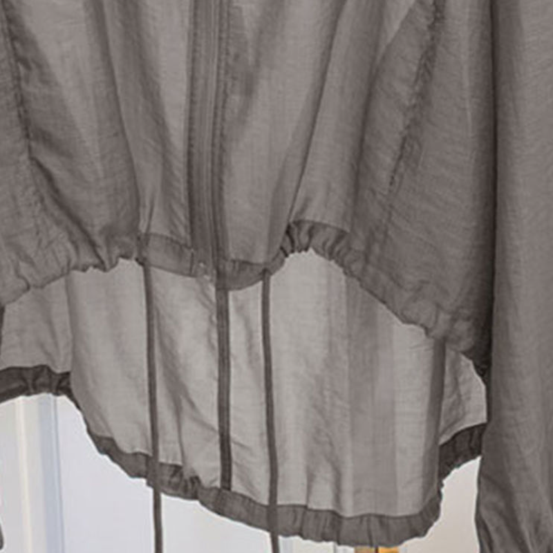 簡約好搭 夏季冰絲 輕薄 防曬 寬鬆 顯瘦 防曬衫 連帽 罩衫外套