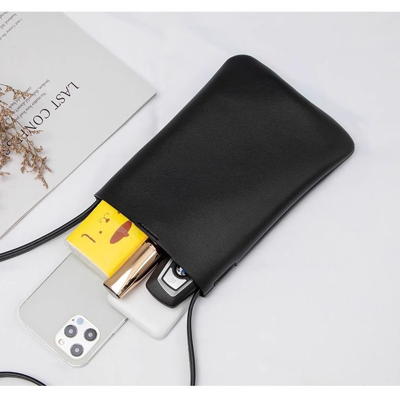 時尚簡約 零錢包 斜背手機包 單肩包