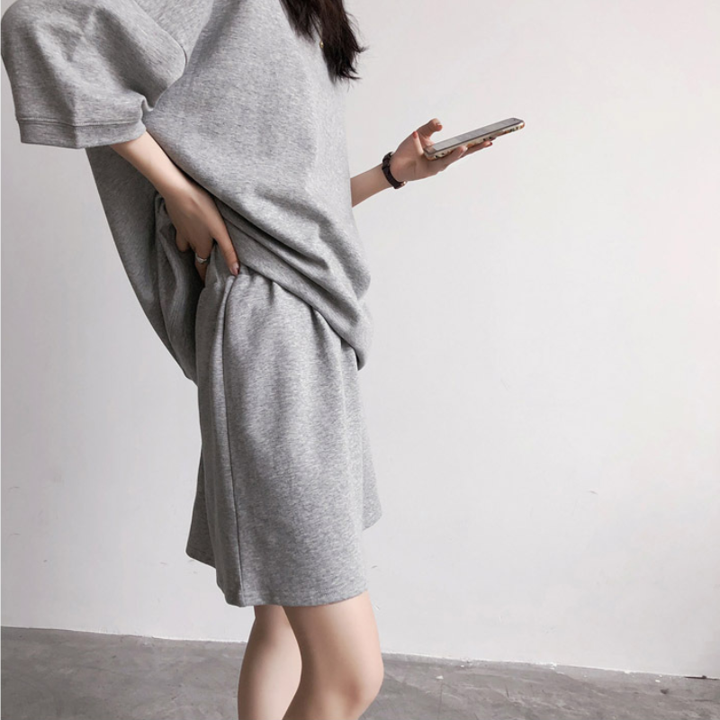 運動套裝 寬鬆 時尚 洋氣 炸街 休閒 兩件套