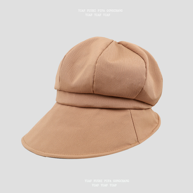 自由調節 隨意收納 八角遮陽帽漁夫帽堆堆帽貝雷帽三合一 遮陽防曬