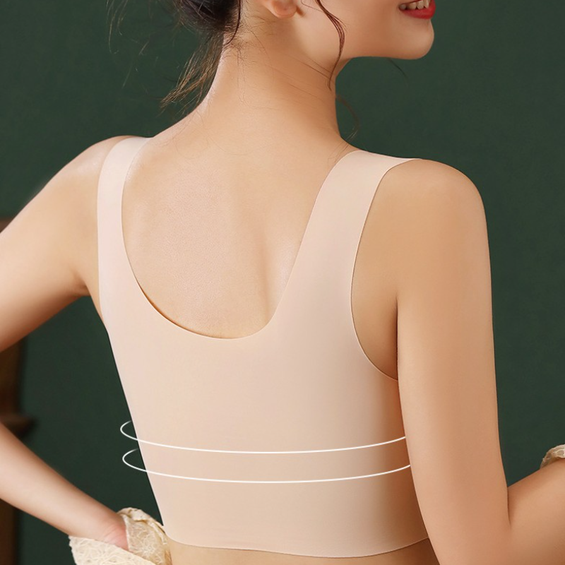 裸穿無感冰絲內衣 高品質Bratop安心聚攏文胸 瑜伽運動背心 無鋼圈零束縛睡眠內衣