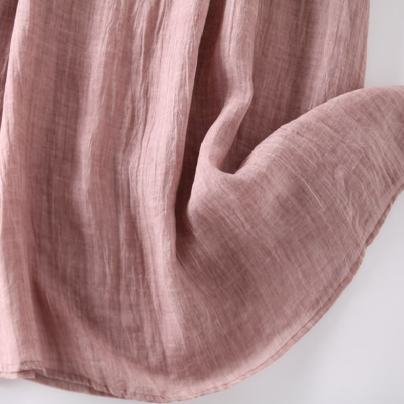 洋裝 日系 棉麻 洋氣 高級 飄逸 亞麻 大擺長裙 棉麻洋裝