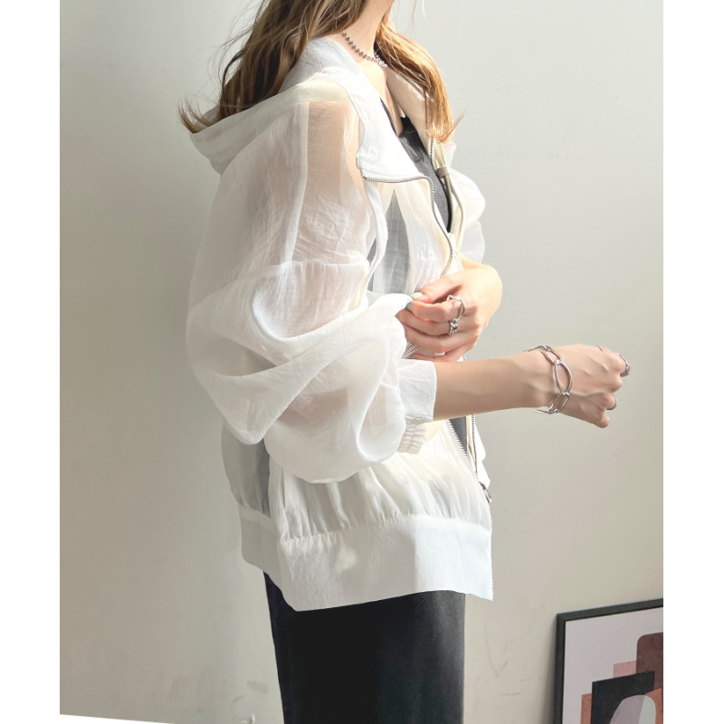 5色入* 透膚日系新款 輕薄連帽防曬衣 女夏季防紫外線遮陽防曬衫