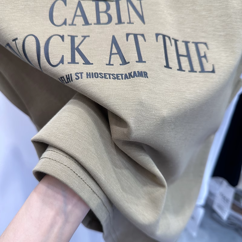 設計感簡約寬鬆T 百變休閒風簡約寬鬆字母無袖背心T恤