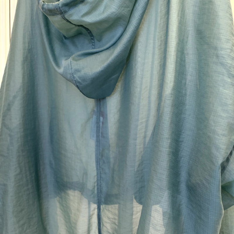 簡約好搭 夏季冰絲 輕薄 防曬 寬鬆 顯瘦 防曬衫 連帽 罩衫外套