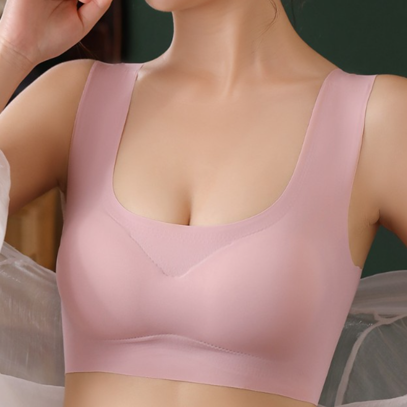 裸穿無感冰絲內衣 高品質Bratop安心聚攏文胸 瑜伽運動背心 無鋼圈零束縛睡眠內衣