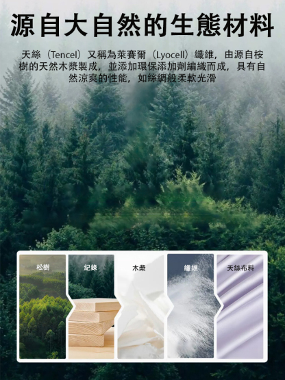 五星級飯店專供 360度全包裹 120支涼感天絲床包三件套