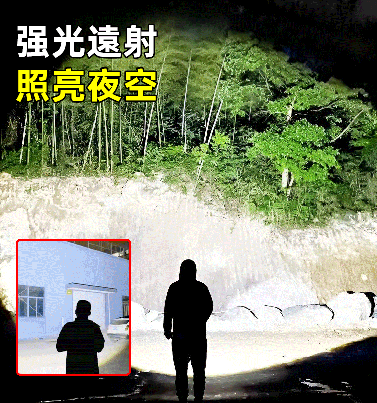 拇指迷你超強手電筒