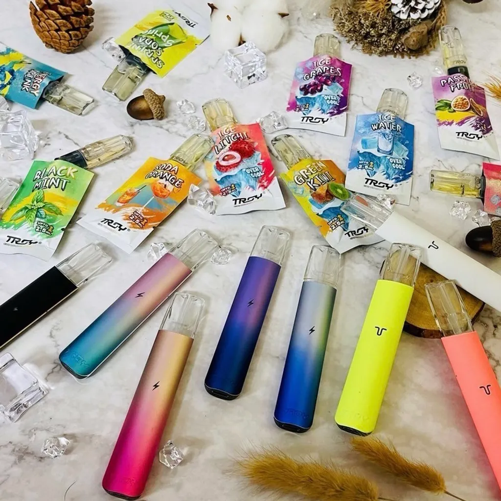 【TROY特洛伊煙彈】3顆入電子煙煙彈/通用特洛伊主機和一代主機/電子霧化彈通用一代🍬極冰系列/台湾電子煙現貨