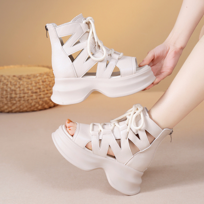 BALENCIAGA カコル フラット サンタル 694342WAD4E 1081 本革ハイカット厚底サンダル – wakuwakumall.com
