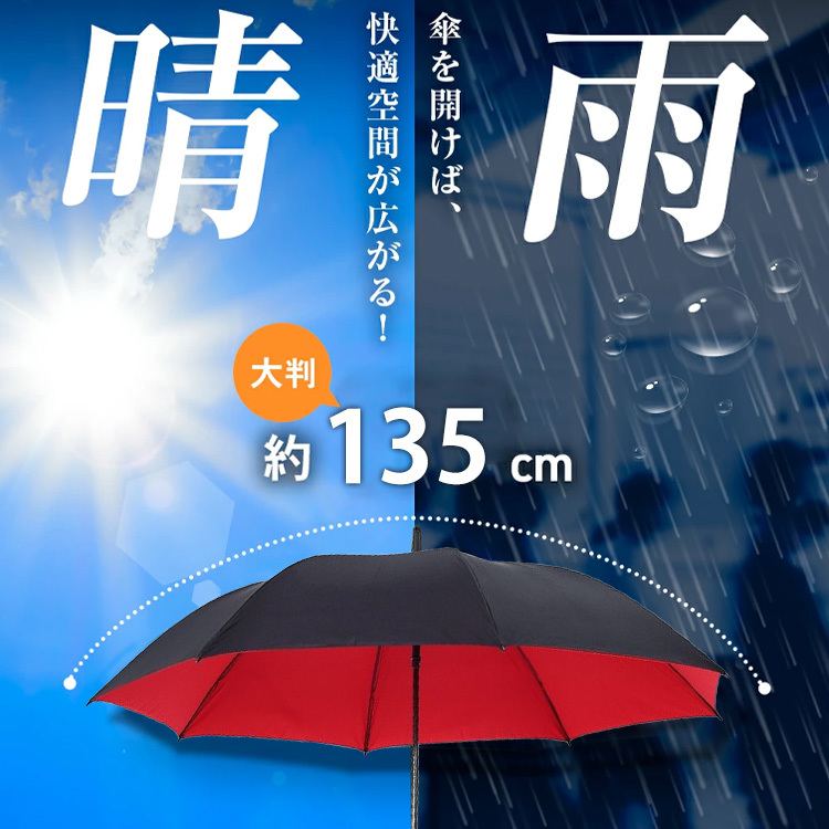 二重構造ゴルフ傘