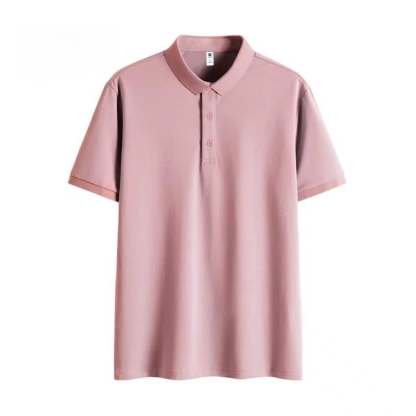 冰絲寬鬆翻領Polo衫