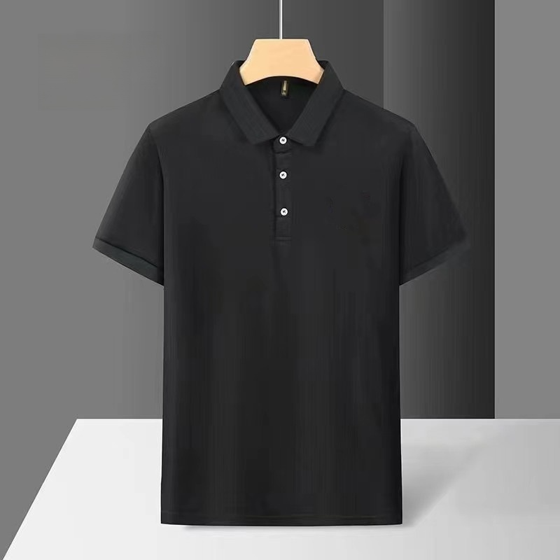 冰絲寬鬆翻領Polo衫