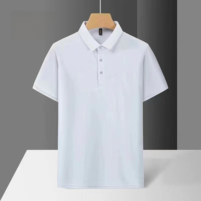 冰絲寬鬆翻領Polo衫