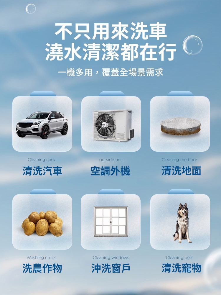 【智能高】電動高壓洗車水槍