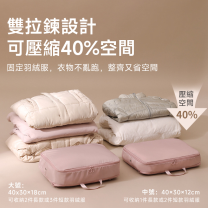 【一按真空】壓縮殺菌服飾收納