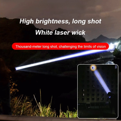 New Outdoor Patrol Spotlight Long Shot Strong Flashlight