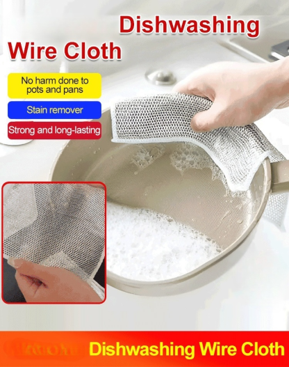 Japanese steel wire dish towel