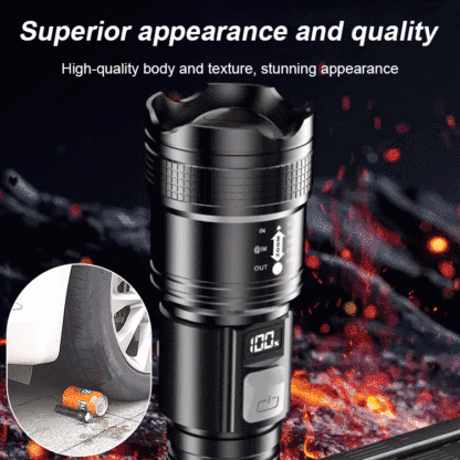 New Outdoor Patrol Spotlight Long Shot Strong Flashlight