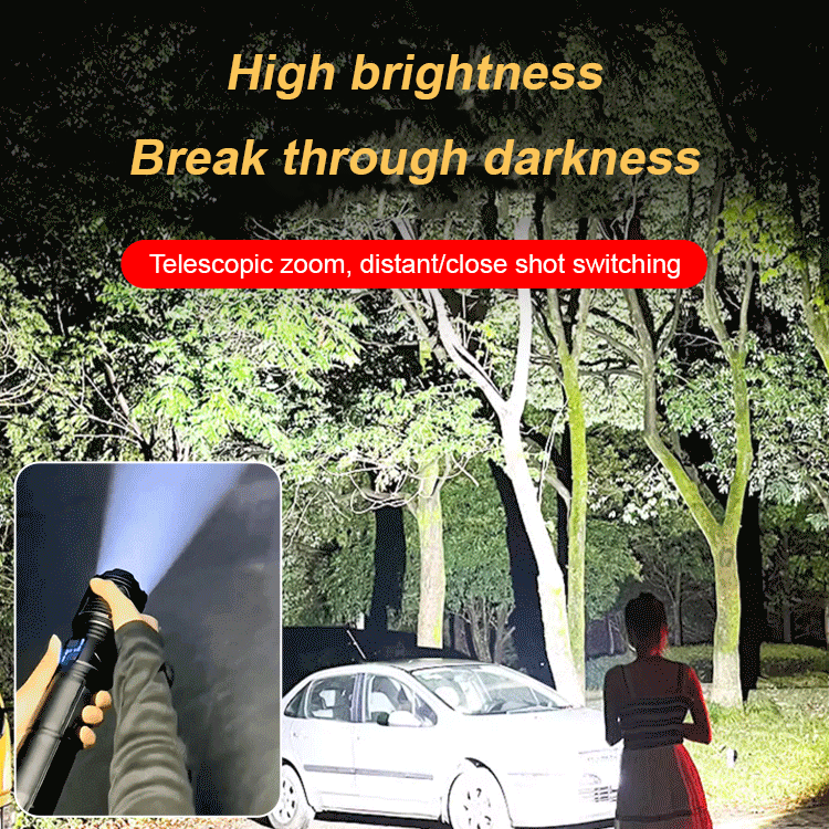 New Outdoor Patrol Spotlight Long Shot Strong Flashlight