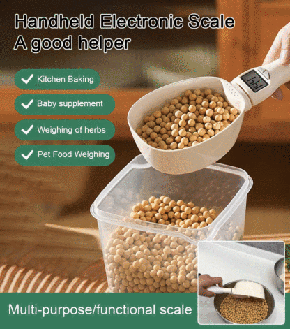 800g big head model household electronic scale spoon