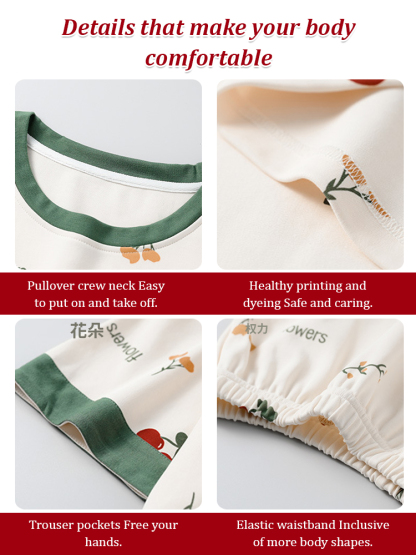 Comfortable Loungewear Set with Chest Pads
