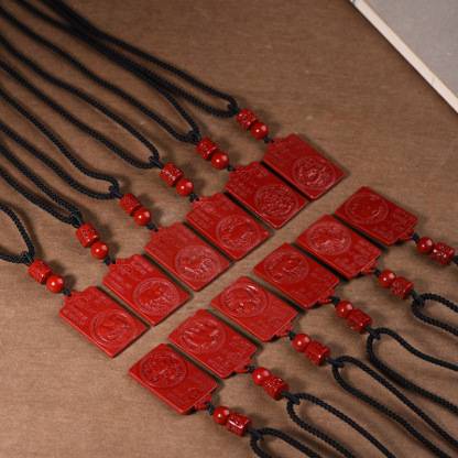 Vermilion Buddha Zodiac Keychain