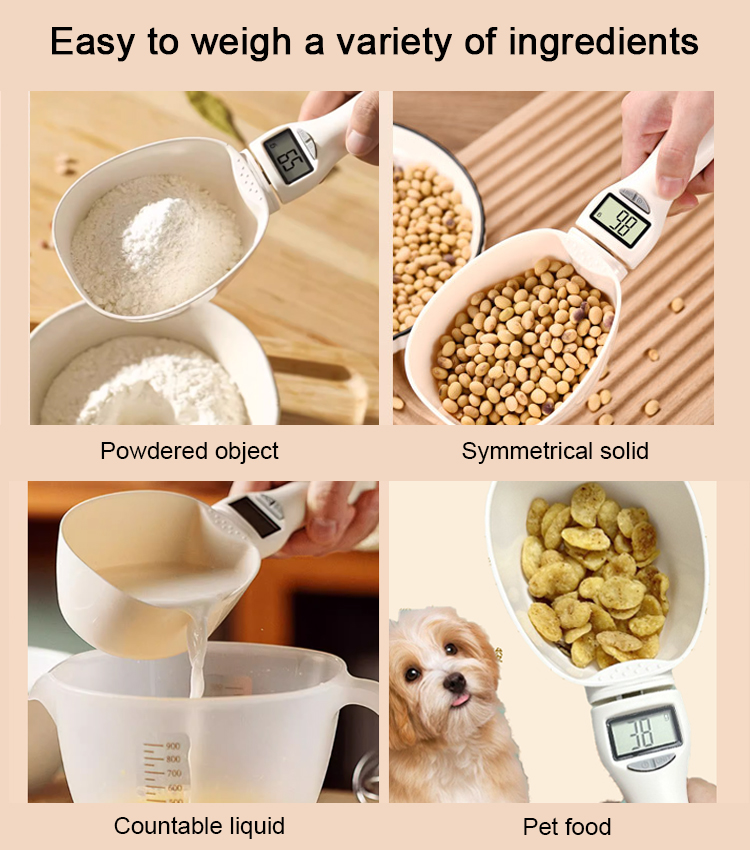 800g big head model household electronic scale spoon