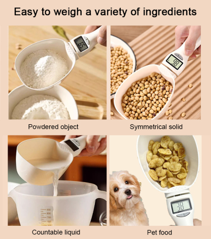 800g big head model household electronic scale spoon
