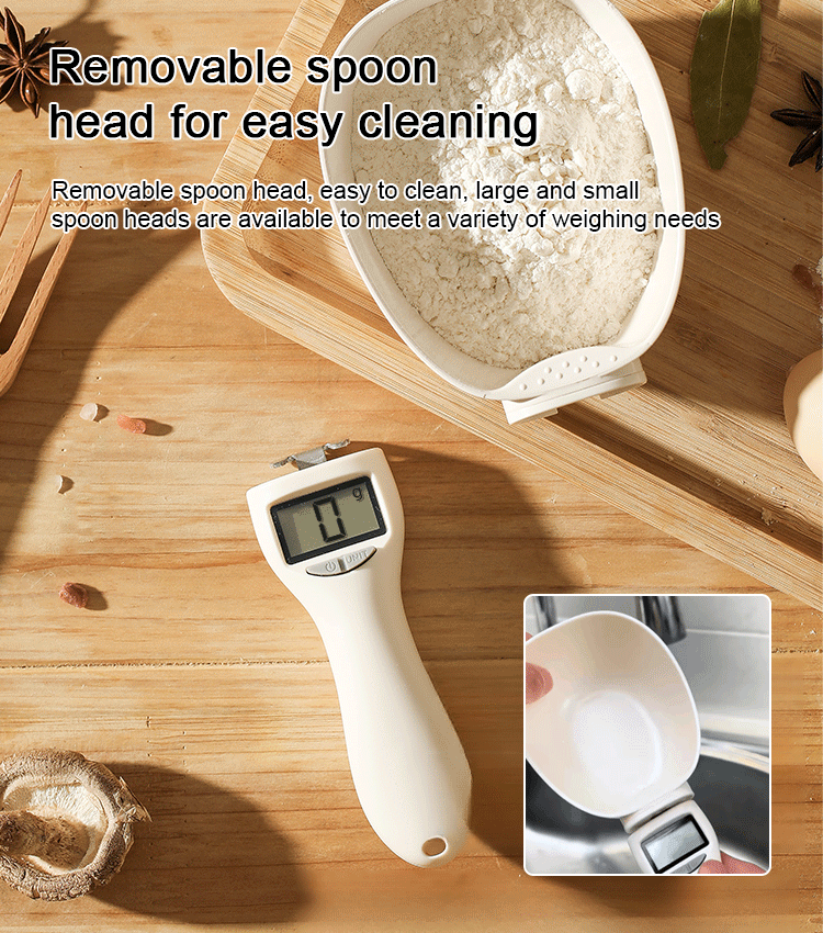 800g big head model household electronic scale spoon