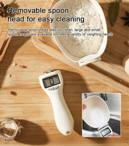 800g big head model household electronic scale spoon