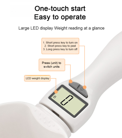 800g big head model household electronic scale spoon