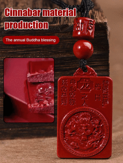 Vermilion Buddha Zodiac Keychain