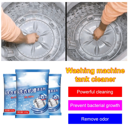 Multi-Purpose Stain and Odor Remover Washing Machine Cleaner