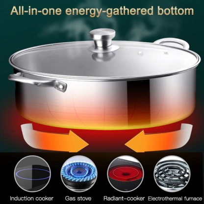 Multifunction Stainless Steel Steamed Fish Pot
