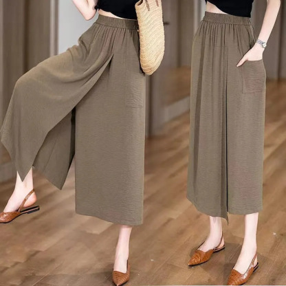 Slouchy skinny eight-cut culottes