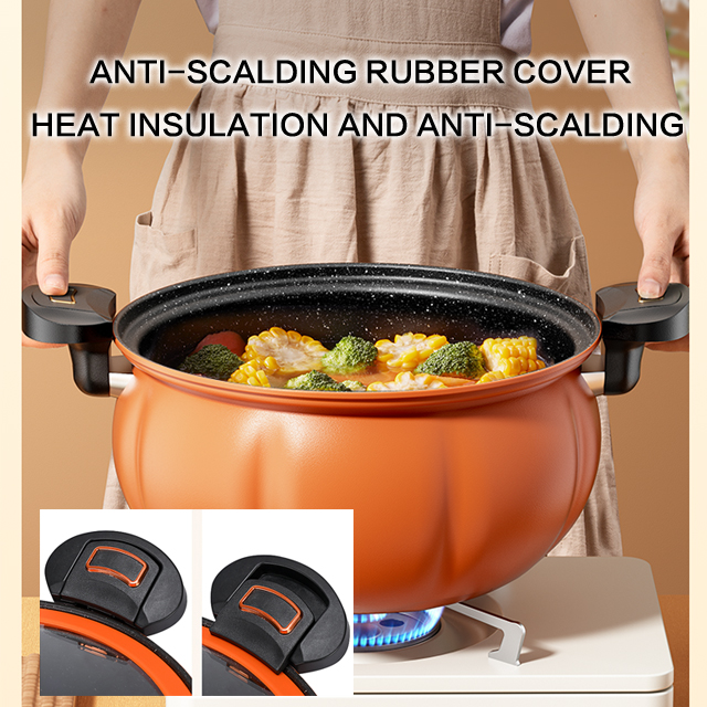 Multifunctional plumpy non-stick micro pressure pot