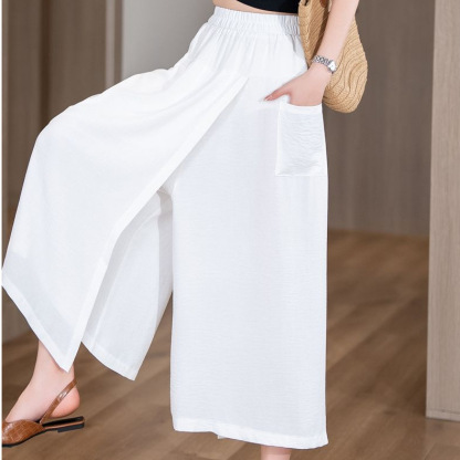 Slouchy skinny eight-cut culottes