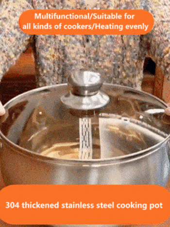 304 stainless steel thickened apple pot