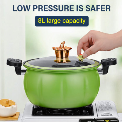 Multifunctional plumpy non-stick micro pressure pot