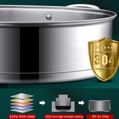 Multifunction Stainless Steel Steamed Fish Pot