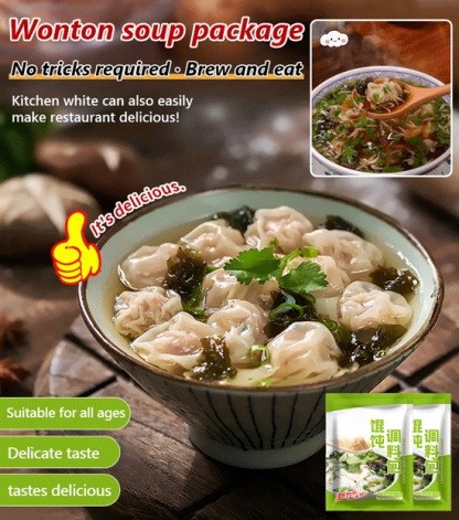 Nori Shrimp Skin Wonton Soup Kit
