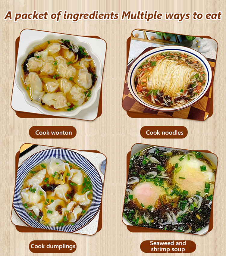 Nori Shrimp Skin Wonton Soup Kit