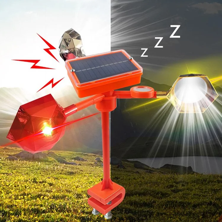 جهاز طارد الطيور بالطاقة الشمسية