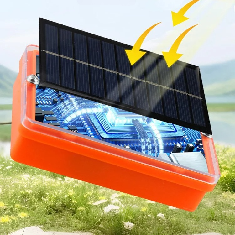 جهاز طارد الطيور بالطاقة الشمسية