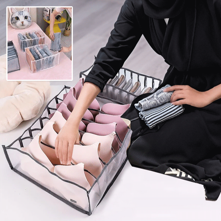 صندوق تخزين شبكي قابل للطي