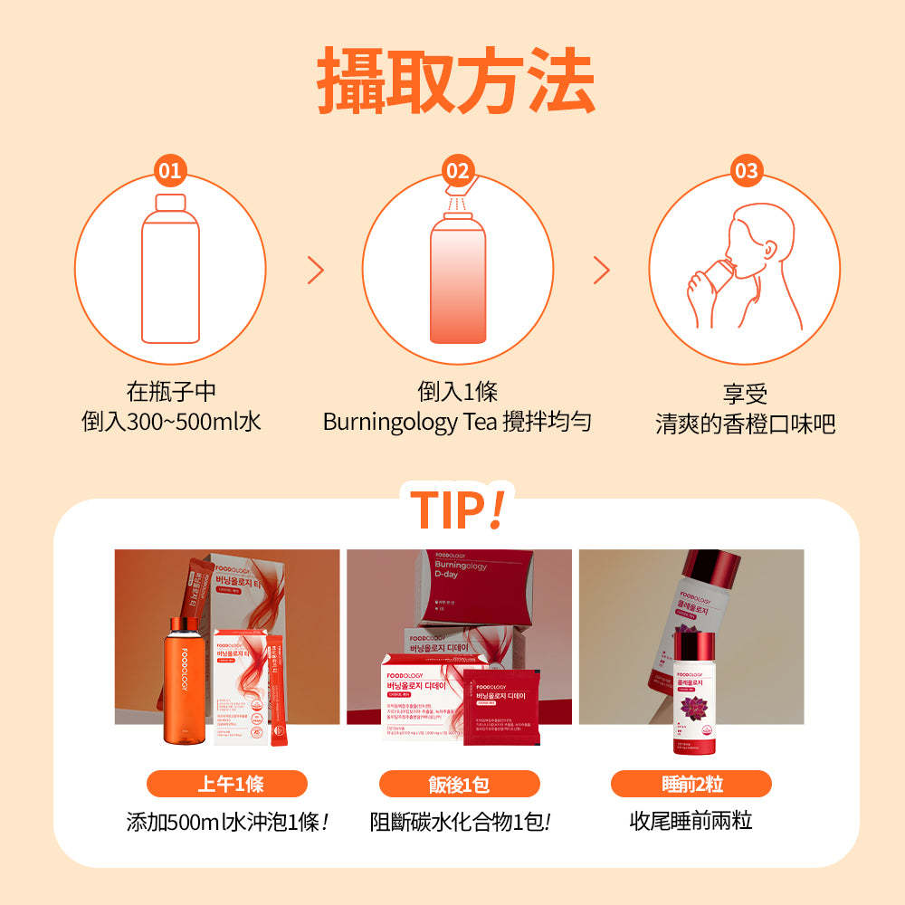 Burningology Tea益生菌燃脂速溶茶(15條)